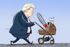 Cartoon: Milei Argentinischer Präsident (small) by leopold maurer tagged milei,argentinien,vorbild,trump,geistiger,vater,präsident,demokratiefeindlich,demokratie,sozialstaat,rechts,kapitalismus,zentralbank,dollar,währung,südamerika,leopold,maurer,karikatur,cartoo