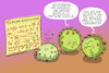 Cartoon: Neue Corona-Beschlüsse (small) by leopold maurer tagged corona,covid,beschlüsse,regeln,abstand,impfung,schulöffnung