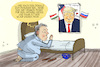 Cartoon: Orban und Trump (small) by leopold maurer tagged orban,trump,donald,viktor,wahl,usa,penny,ukraine,krieg,wladimir,putin,russland,ungarn,eu,sanktionen,gebet,leopold,maurer,karikatur,cartoon