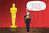 Cartoon: Oscar Verleihung (small) by leopold maurer tagged deutsche,bahn,tarifkonflikt,streik,welle,gdl,managment,verspätungen,kunden,passagiere,oscar,verleihung,film,falscher,unzufriedenheit,fahrgäste,weselsky,manager,verkehr,öffentlich,leopold,maurer,cartoon,karikatur