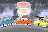 Cartoon: Pfingststau (small) by leopold maurer tagged auto,pfingsten,stau,feiertag,urlaub,leitkultur,familie,ferien,verkehr,verkehrsaufkommen,tradition,leopold,maurer,cartoon,karikatur