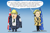 Cartoon: Post-Brexit-Verhandlungen (small) by leopold maurer tagged brexit,verhandlungen,von,der,leyen,johnson,gb,eu,dinner