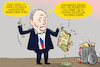 Cartoon: Putin sagt Iran Unterstützung zu (small) by leopold maurer tagged putin,trump,russland,usa,israel,iran,krieg,atomwaffen,atomanlage,völkerrecht,aggression,unterstützung,autokratie,ukraine,recht,bombardierung,leopold,maurer,karikatur,cartoon