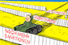 Cartoon: Sanktionen gegen Putin (small) by leopold maurer tagged sanktionen,putin,krieg,ukraine,russland,invasion,angriffsanktionen,nato,eu,westen,osten,diplomatie,verzweiflung,massnahmen,unaufhaltbar,unbeeindruckt,leopold,maurer,cartoon,karikatur