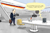 Cartoon: Scholz besucht Putin (small) by leopold maurer tagged scholz,putin,deutschland,russland,antrittsbesuch,verhandlung,ukraine,konflikt,krieg,frieden,truppen,diplomatie,grenze,nato,tisch,lang,sanktionen,gas,wirtschaft,flugzeug,flughafen,leopold,maurer,karikatur,cartoon