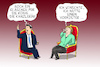 Cartoon: treffen merkel söder (small) by leopold maurer tagged merkel,söder,treffen,bayern,cdu,csu,thronfolger,kanzler