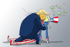 Cartoon: trump küsst alle (small) by leopold maurer tagged trump,covid,corona,wahl,usa,ansteckung