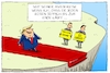 Cartoon: trump und der rote teppich (small) by leopold maurer tagged trump,usa,praesident,donald,asien,reise,roter,teppich,erfolglos,selbstverliebt,great,home,ausrollen,abgrund,ego,gross