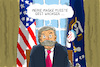 Cartoon: trump und die maske (small) by leopold maurer tagged trump,usa,corona,covid,maske