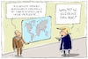 Cartoon: trumps nordkorea strategie (small) by leopold maurer tagged nordkorea usa krise atomwaffen trump nichtwissen weltkarte militär strategie politik strategielos unerfahren