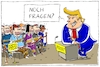 Cartoon: trumps pressekonferenz (small) by leopold maurer tagged trump usapräsident pressekonferenz kritik meinungsfreiheit presse medien fragen