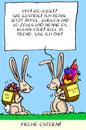 Cartoon: vegane ostern (small) by leopold maurer tagged ostern,osterhase,vegan,bio,ei,eier,feiertage,ferien,hase