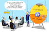 Cartoon: vw entschädigung (small) by leopold maurer tagged vw,manager,vorstand,entschädigung,dieselskandal