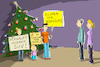Cartoon: WEIHNACHTEN 2019 (small) by leopold maurer tagged weihnachten,jugend,familie,klimastreik,klima
