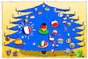 Cartoon: weihnachten in der EU (small) by leopold maurer tagged eu,weihnachten,lage,europa,brexit,glyphosat,rechtslastig,eigenheiten,deutschland,groko,polen,justiz,spanien,katalonien,flüchtlingsproblematik,nationen,mitglieder