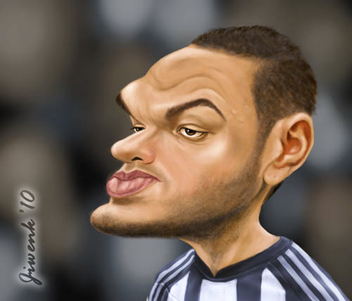 Cartoon: Hatem Ben Arfa (medium) by Jiwenk tagged hatem,ben,arfa