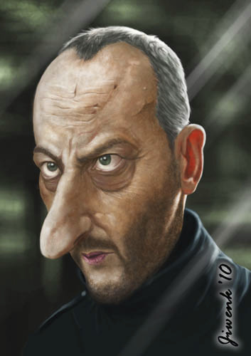 Cartoon: Jean Reno (medium) by Jiwenk tagged jean,reno