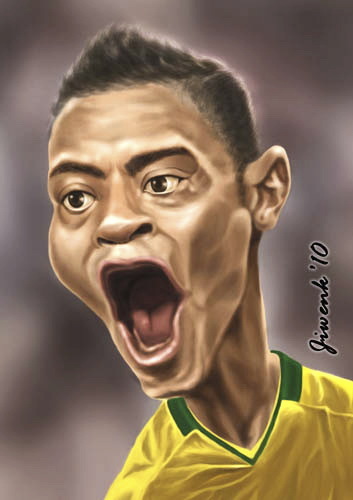 Cartoon: Michel Bastos (medium) by Jiwenk tagged michel,bastos