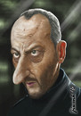 Cartoon: Jean Reno (small) by Jiwenk tagged jean reno