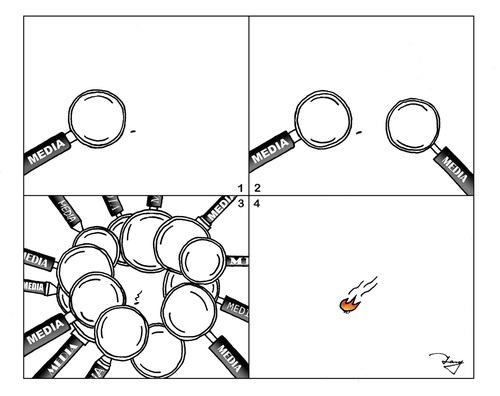 Cartoon: news media (medium) by TTT tagged tang,news,media