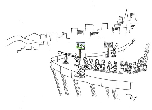 Cartoon: sightseeing (medium) by TTT tagged tang,sightseeing