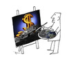 Cartoon: Painting (small) by TTT tagged tang painting