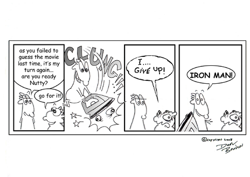 Cartoon: URBAN GERBILS (medium) by Danno tagged cartoon,strip,humor,funny,gerbil,urban