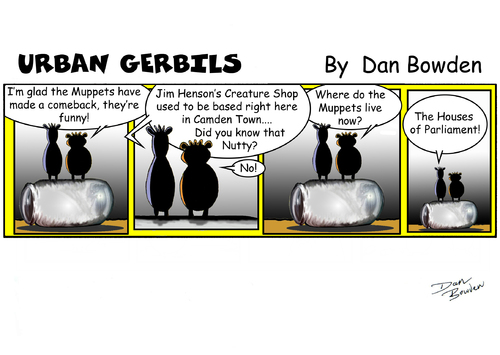 Cartoon: URBAN GERBILS. Muppets (medium) by Danno tagged urban,gerbils,cartoon,comic,strip,published,weekly,newspaper,humor,muppets