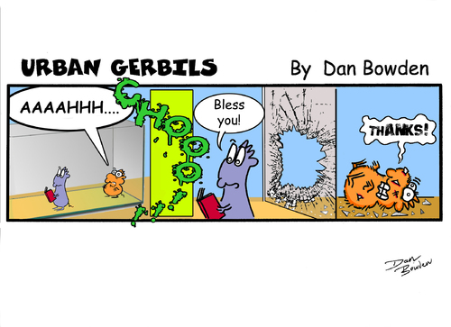 Cartoon: Urban Gerbils (medium) by Danno tagged newspaper,published,urban,gerbils,funny,humor,cartoon,strip,comic