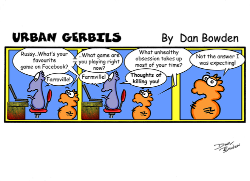 Cartoon: Urban Gerbils (medium) by Danno tagged newspaper,published,urban,gerbils,funny,humor,cartoon,strip,comic