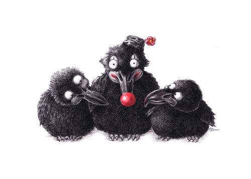 Three Raven - One Clown Three Raven - One Clown