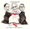 Cartoon: Reform (small) by Stefan Kahlhammer tagged benedikt benedetto papst rom roma putzen reform pope papa flankale flankalan karikatur caricature kahlhammer schuhe rot vatikan vatican religion