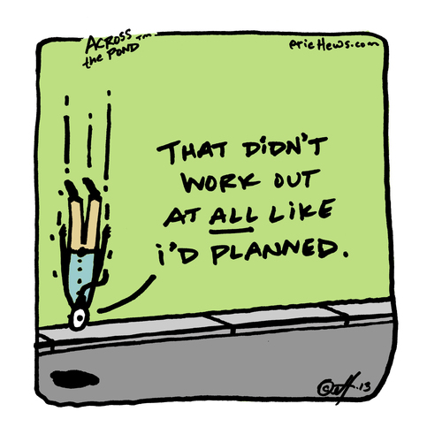 Cartoon: career-limiting reconsideration (medium) by ericHews tagged career,oops,bad,decision,reconsider