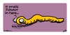 Cartoon: Butt Worm (small) by ericHews tagged butt,worm,stink,odor,ass,arse,rear,cul