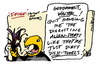 Cartoon: FRINGE (small) by ericHews tagged fringe,abrams,walter,bishop,peter,alien