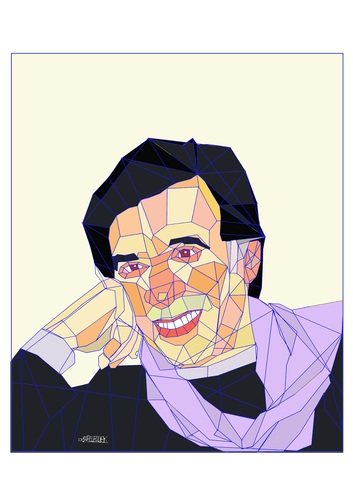 Cartoon: Egyptian actor (medium) by omar seddek mostafa tagged egyptian,actor