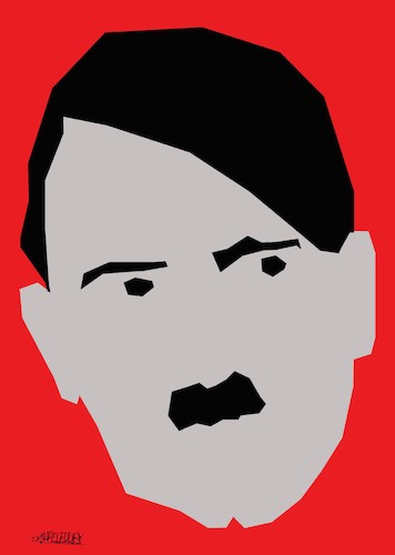 Hitler By omar seddek mostafa | Famous People Cartoon | TOONPOOL