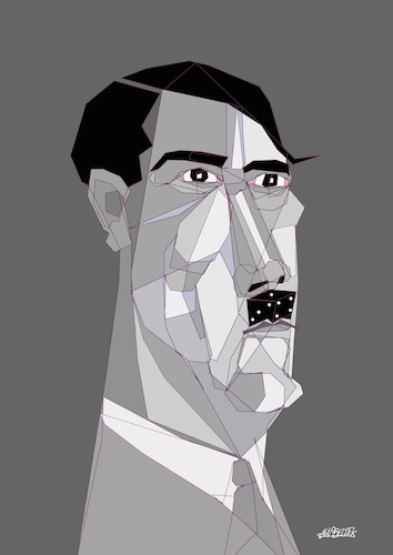 Cartoon: Hitler  Luck (medium) by omar seddek mostafa tagged hitler,luck