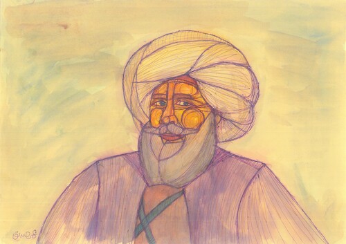 Cartoon: Muhammad Ali Pasha (medium) by omar seddek mostafa tagged muhammad,ali,pasha