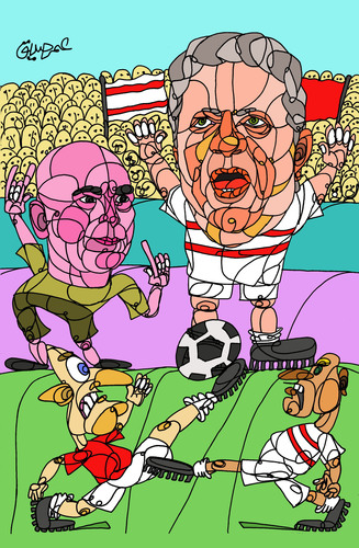 Cartoon: Murtada Mansour (medium) by omar seddek mostafa tagged murtada,mansour