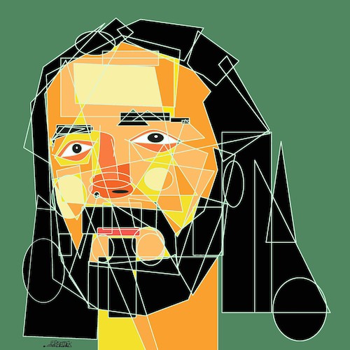 Cartoon: Raed Khalil (medium) by omar seddek mostafa tagged raed,khalil