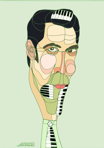 Cartoon: Stefan Banica (medium) by omar seddek mostafa tagged stefan,banica