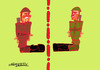 Cartoon: Border (small) by omar seddek mostafa tagged border