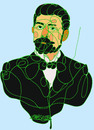 Cartoon: constantin brancusi (small) by omar seddek mostafa tagged constantin,brancusi