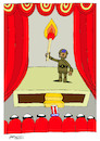 Cartoon: cowards (small) by omar seddek mostafa tagged cowards