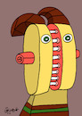 Cartoon: face (small) by omar seddek mostafa tagged face