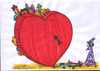 Cartoon: Love Saves the World (small) by omar seddek mostafa tagged love,saves,the,world