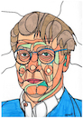 Cartoon: Mahmoud Darwish (small) by omar seddek mostafa tagged mahmoud,darwish