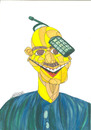 Cartoon: Mobile (small) by omar seddek mostafa tagged mobile