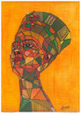 Cartoon: Nefertiti (small) by omar seddek mostafa tagged nefertiti